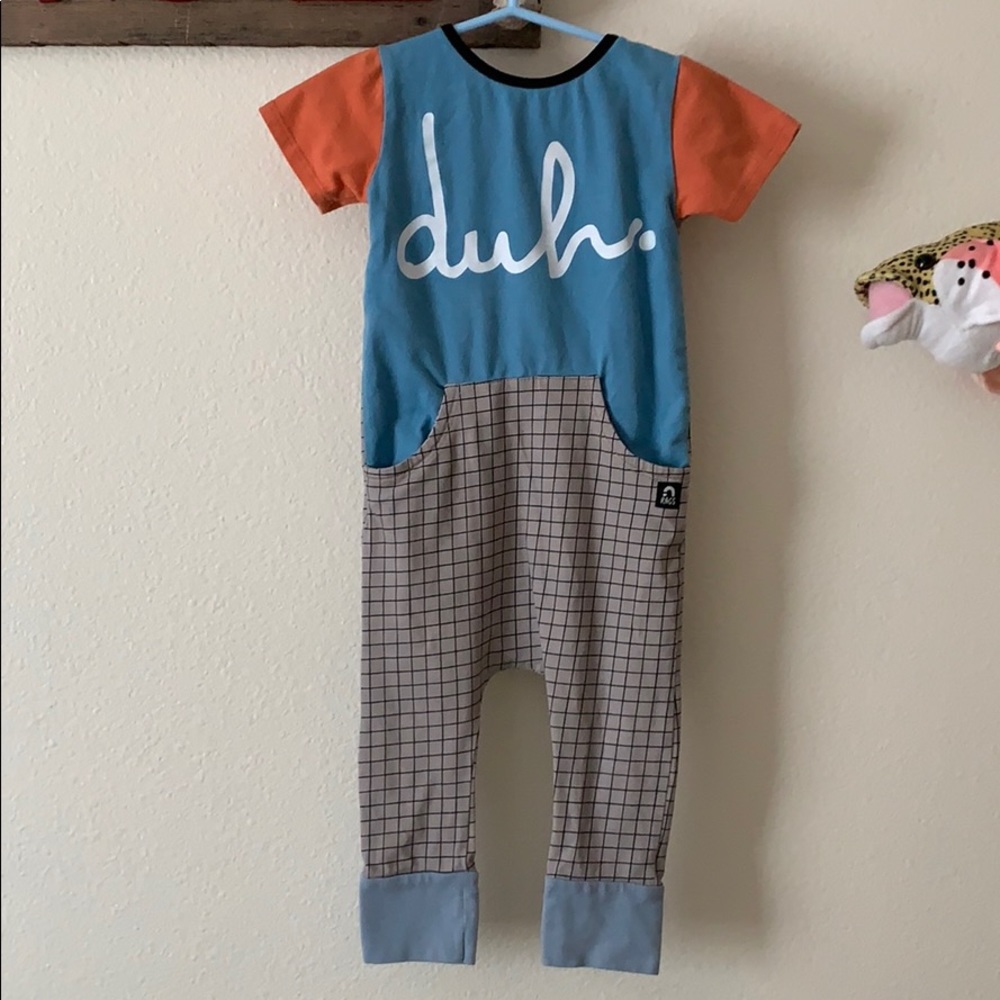 Rags “Duh” or Blippi romper.